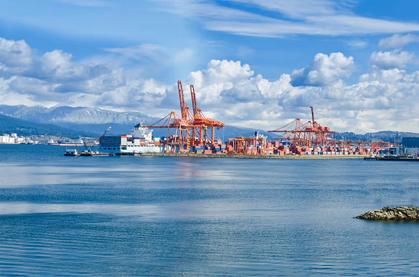 Ships in Singapore Port at anchorage