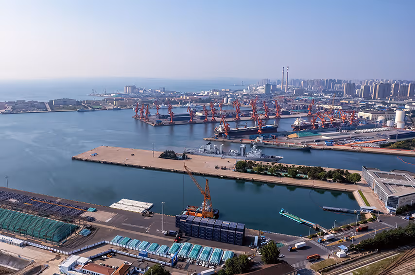Ships in Singapore Port at anchorage