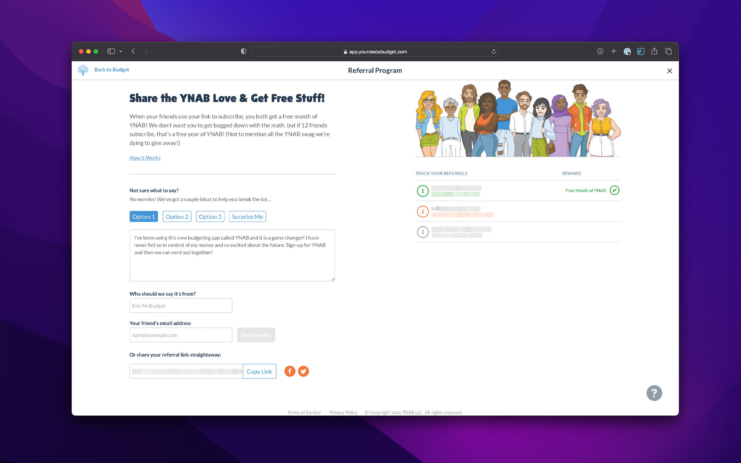 YNAB Referral Program