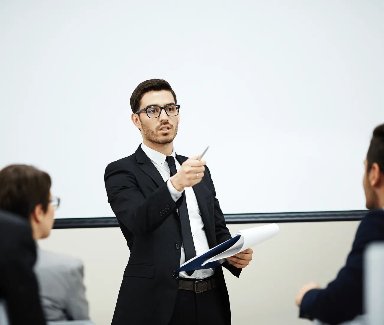 Professional presentation by Gallagher Industries team member