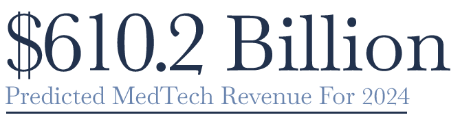 MedTech revenues expected to reach or exceed US$600Bn in 2024