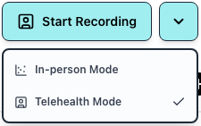 Select Telehealth Mode