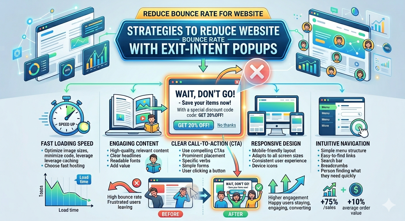 Exit Intent Popups Reduce Your Bounce Rate