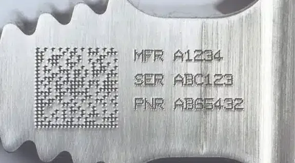 Scan serial/parts numbers and document measurements