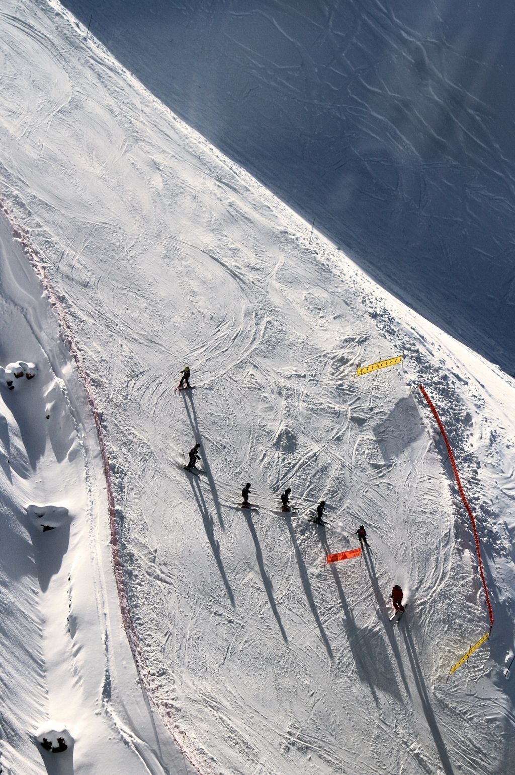 Ski slope in Haute-Savoie, Refuge Chez la Tante