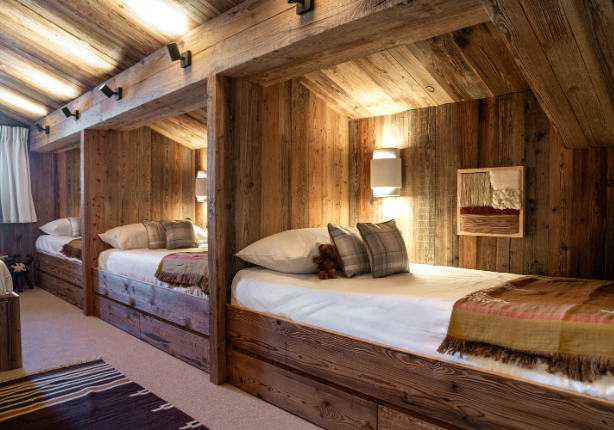 Cuisine équipée de l'appartement Joly, au Refuge chez la Tante à Saint-Gervais Megève