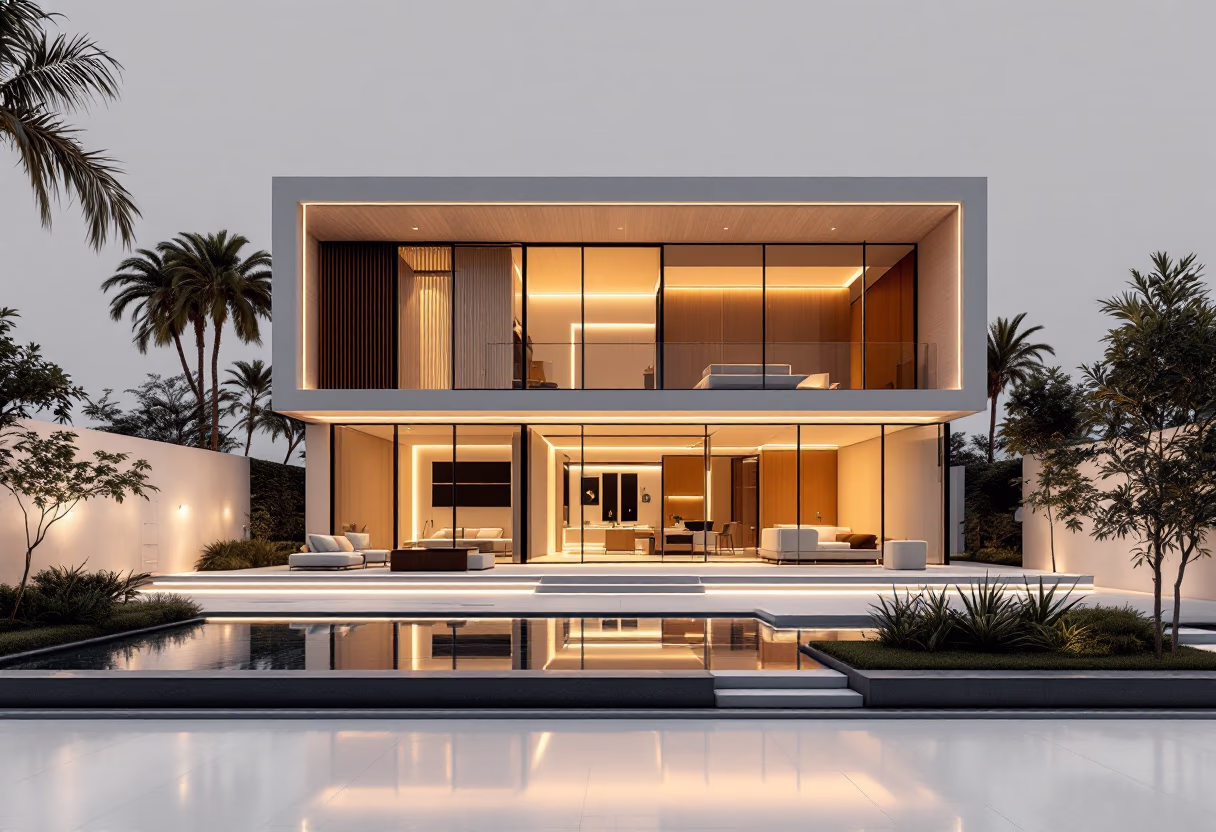 image of completed building project (for a general contractor)