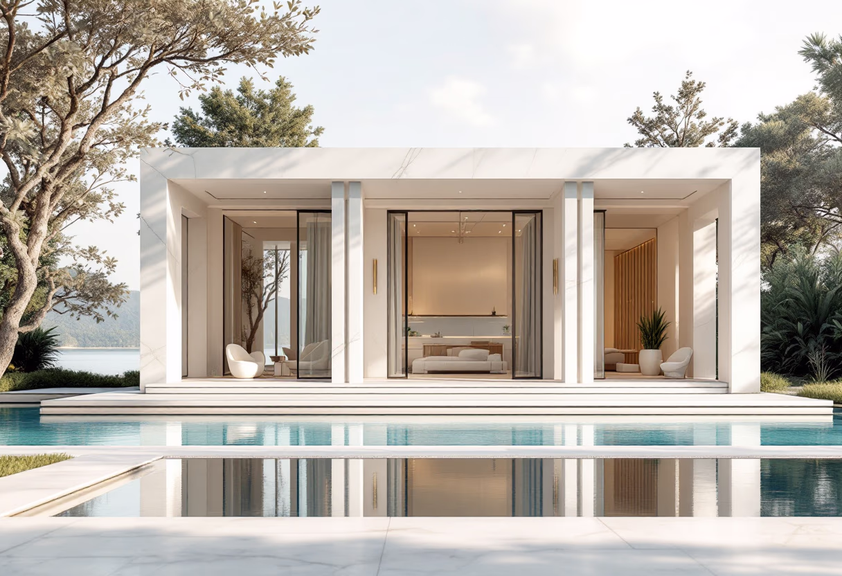 image of completed architectural projects for an architect firm