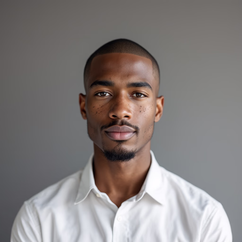 [headshot] image of customer (for a plumbing service).