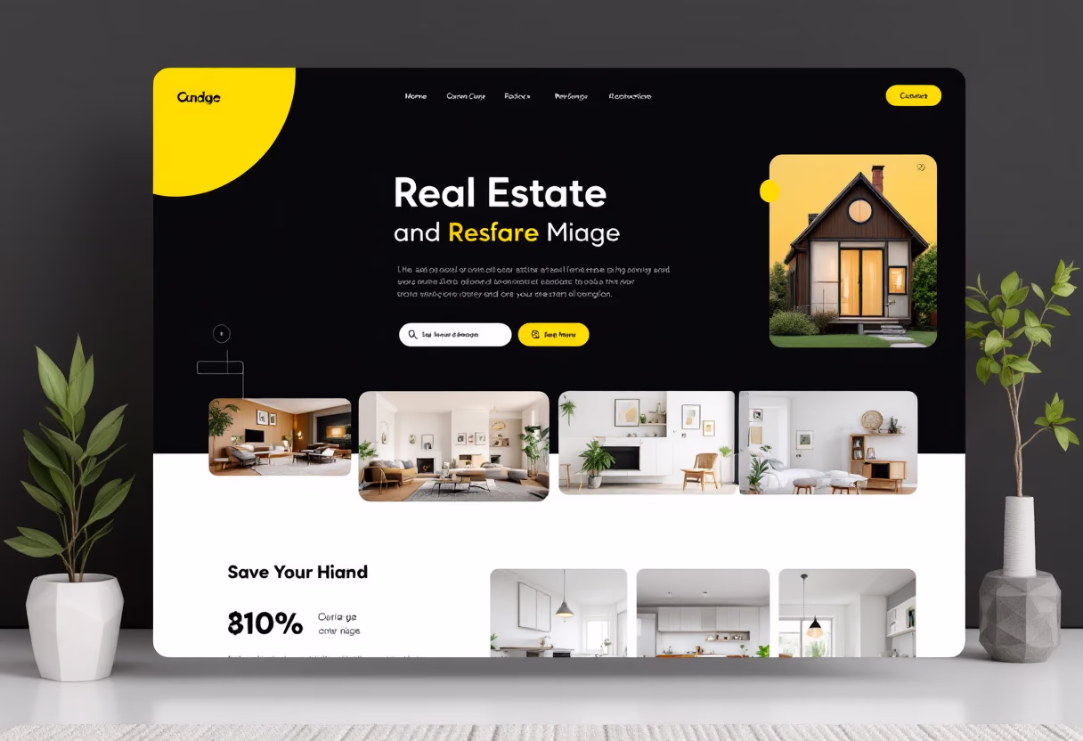 [interface] screenshot of dashboard interface (for a real estate tech)