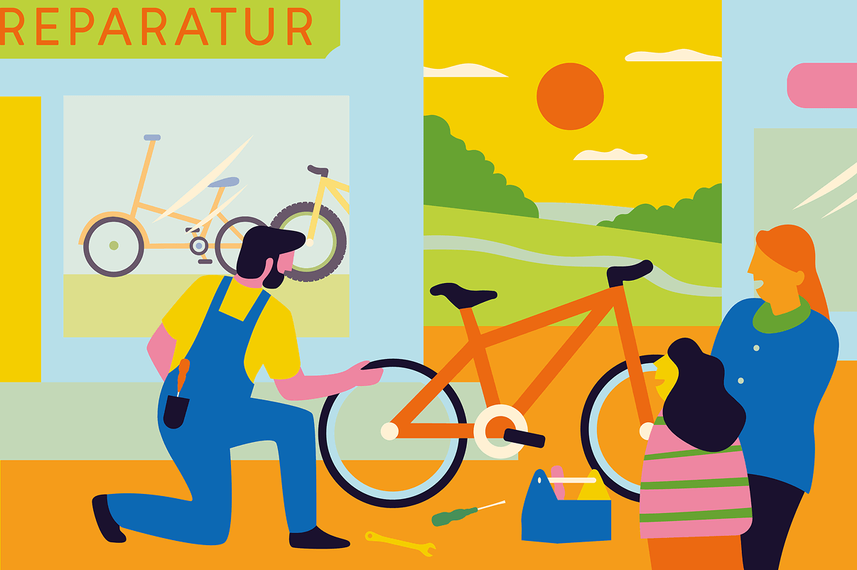 Gute Uta Illustraition