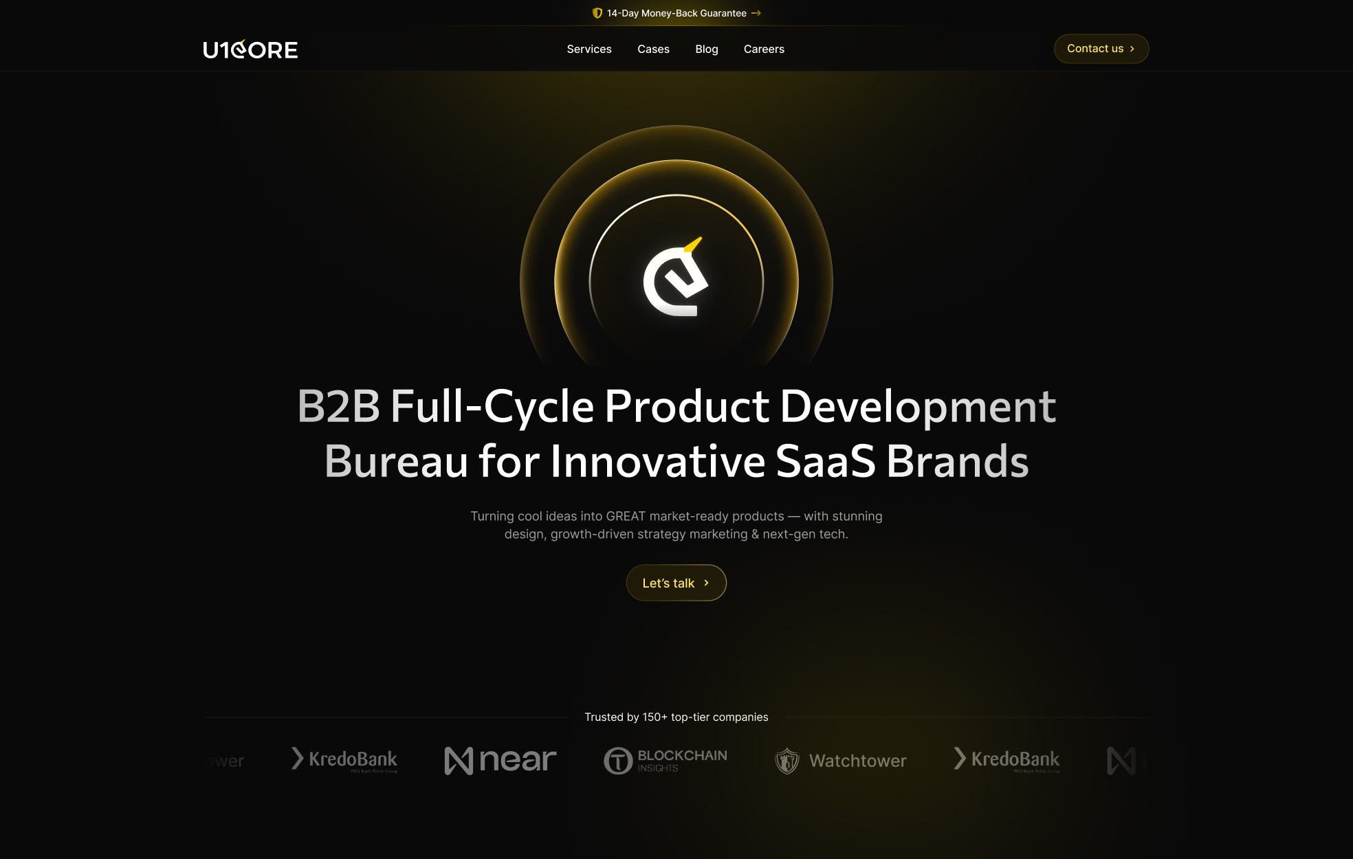 U1CORE — B2B Full-Cycle Product Development Bureau for Innovative SaaS Brands cover image