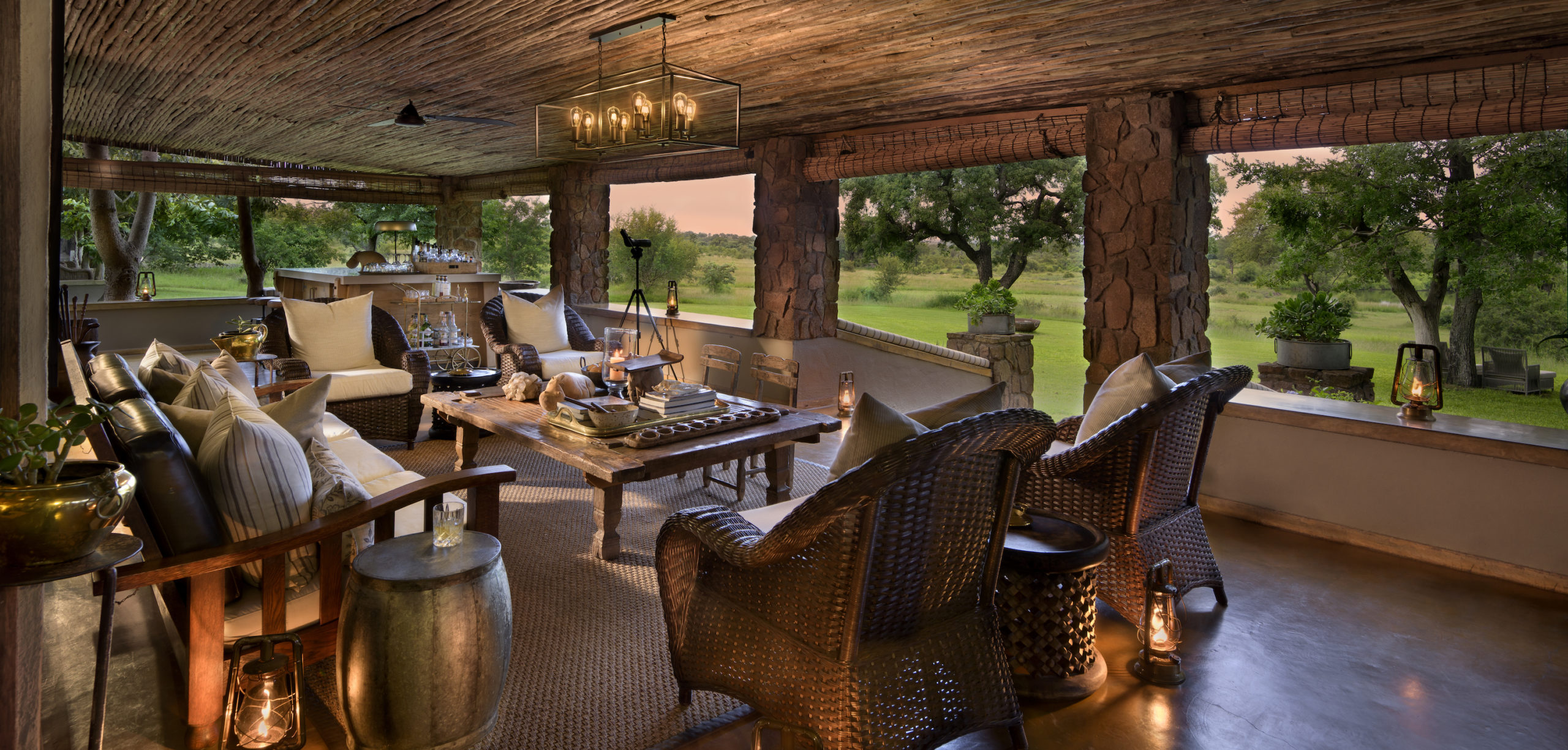 Singita Castleton, verandah