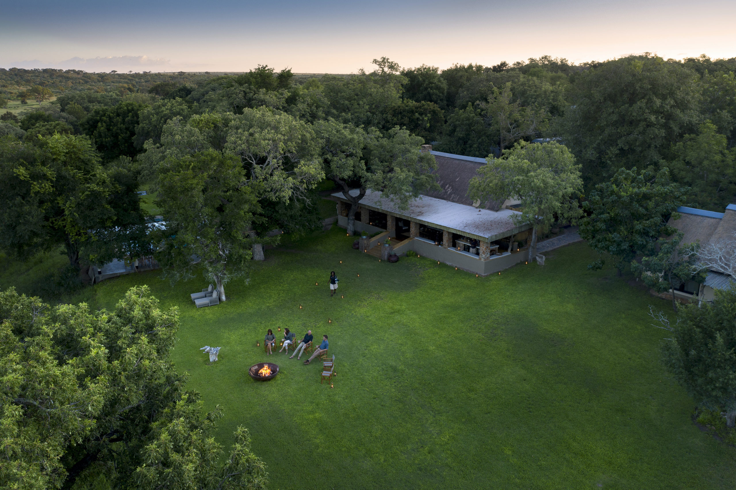 Singita Castleton, aerial view