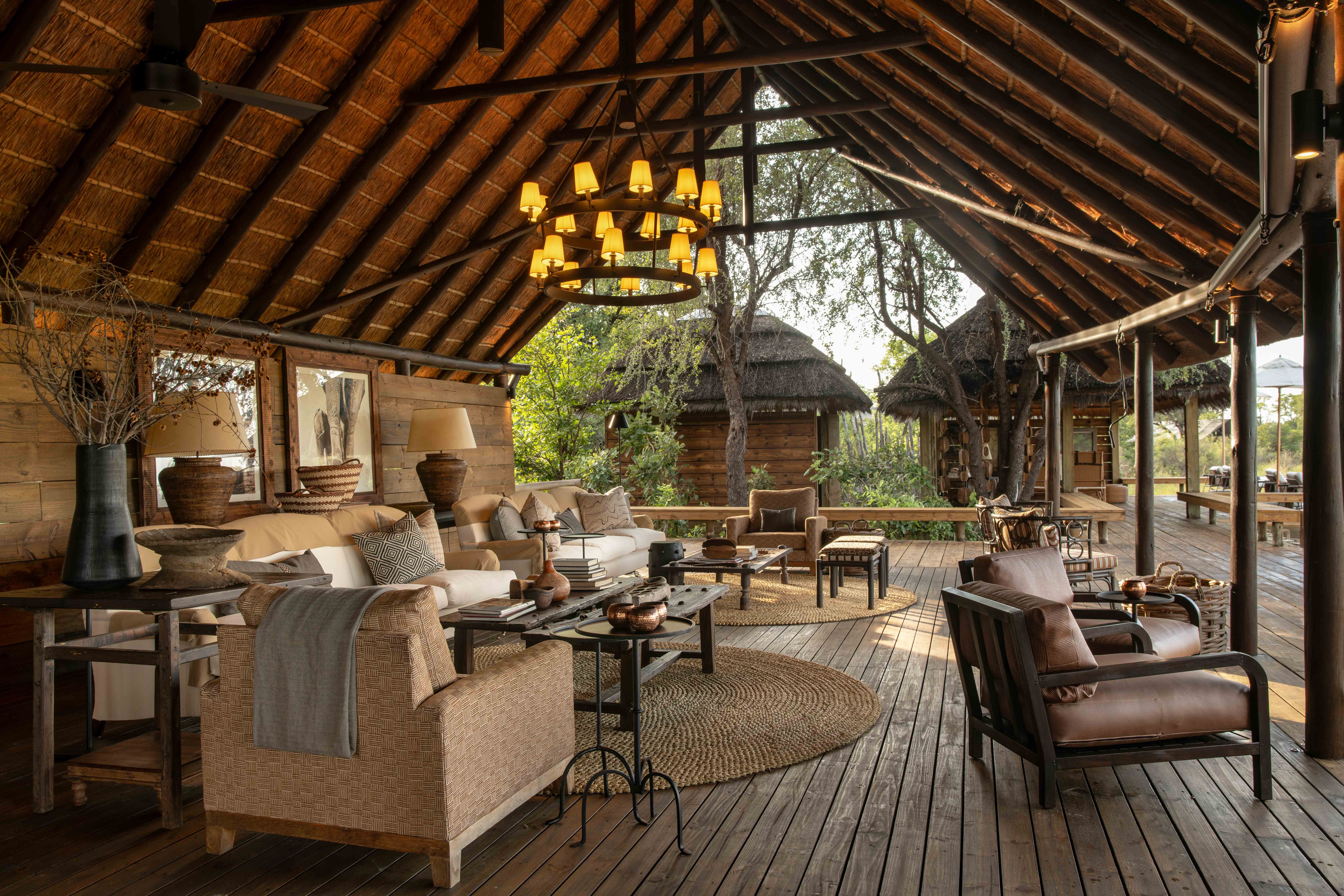 main lodge area, Botswana