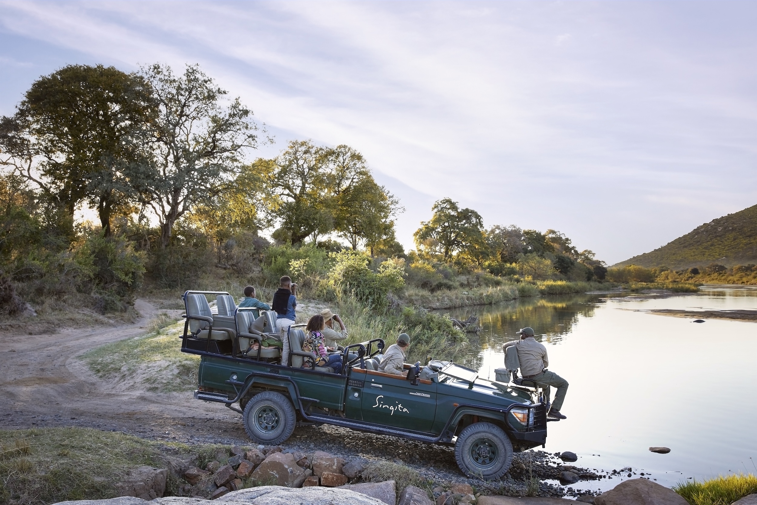 Singita Lebombo, game drive
