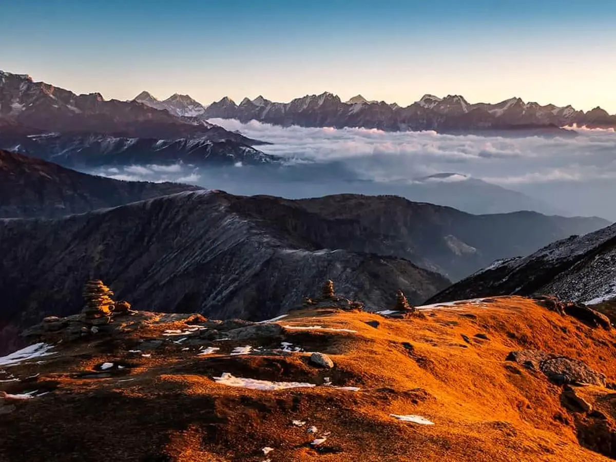Vue du haut de Pikey Peak.