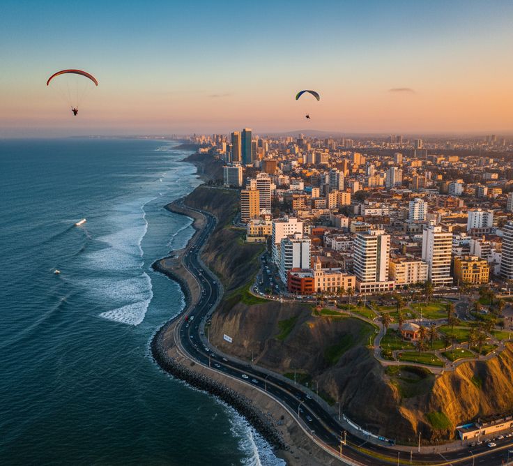 Vue du ciel Lima Pérou