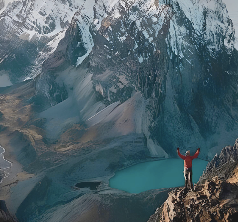 Sommet du Mateo Peak Pérou
