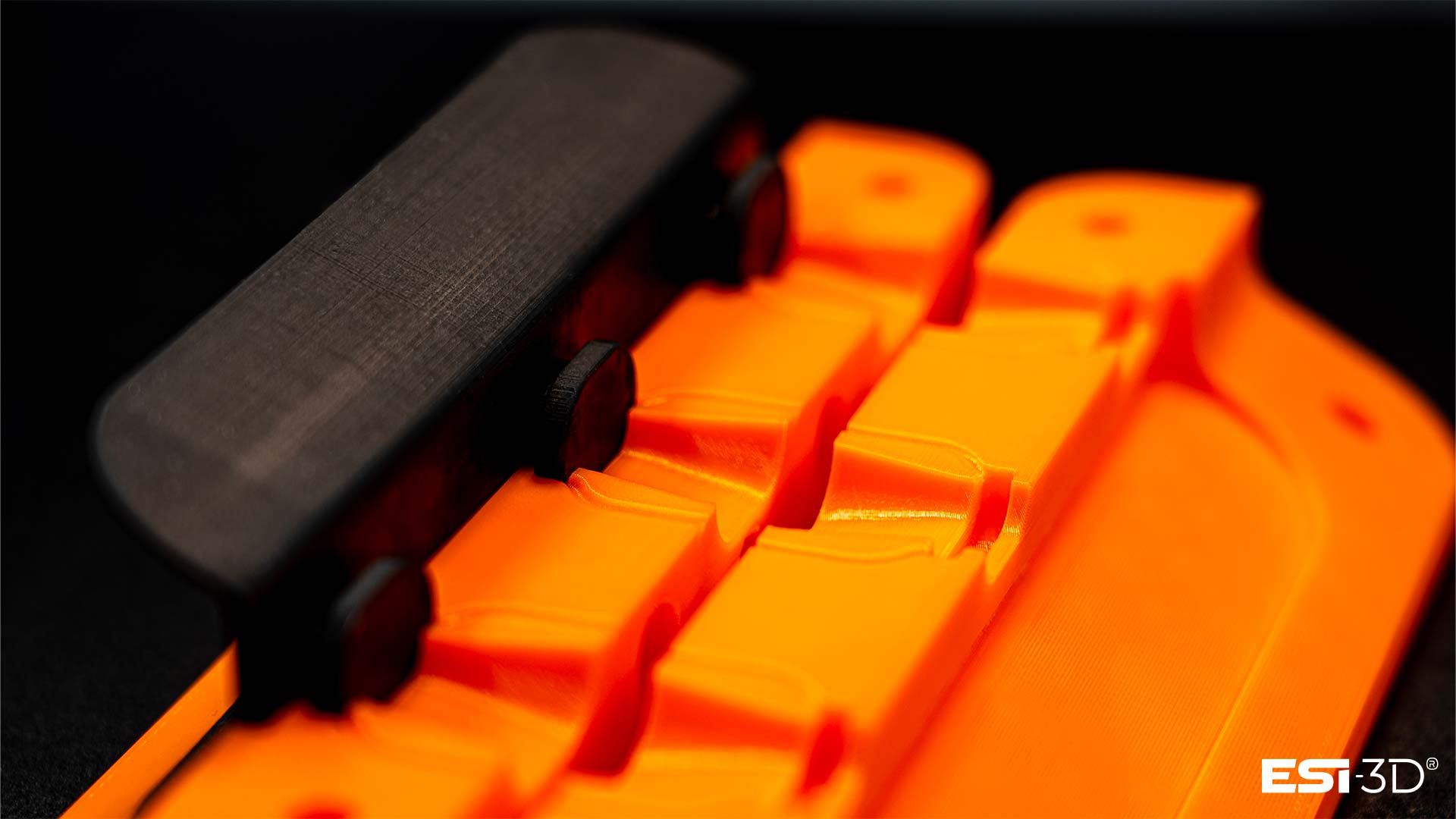 Moule prototype imprimé en 3D par procédé FDM, destiné à une application industrielle