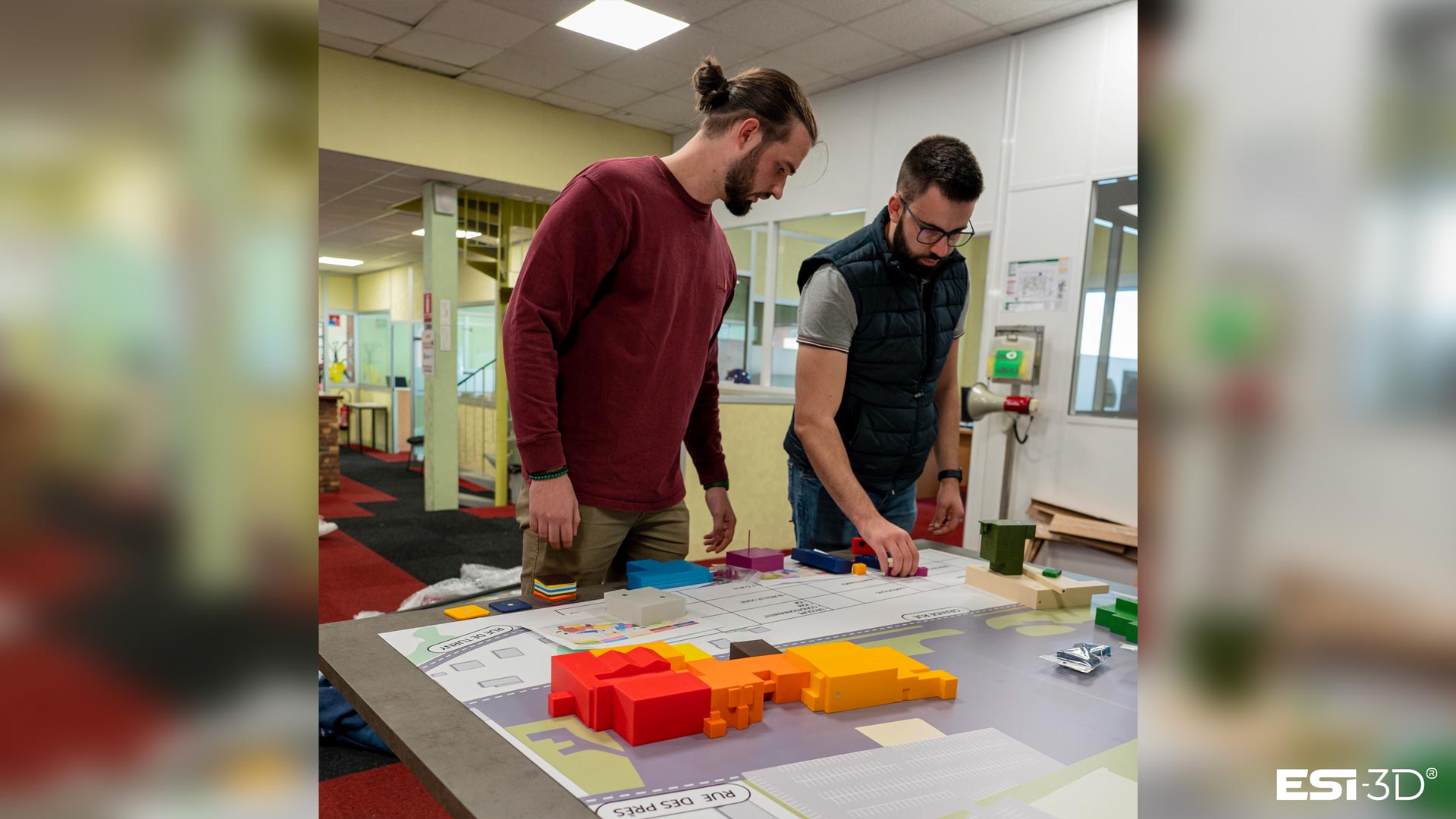 Vérification installation maquette industrielle XXL par ESI-3D