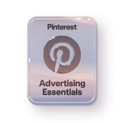 Pinterest Advertising Essentials Badge