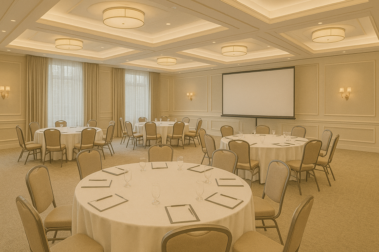 image of a hosted event inside the restaurant