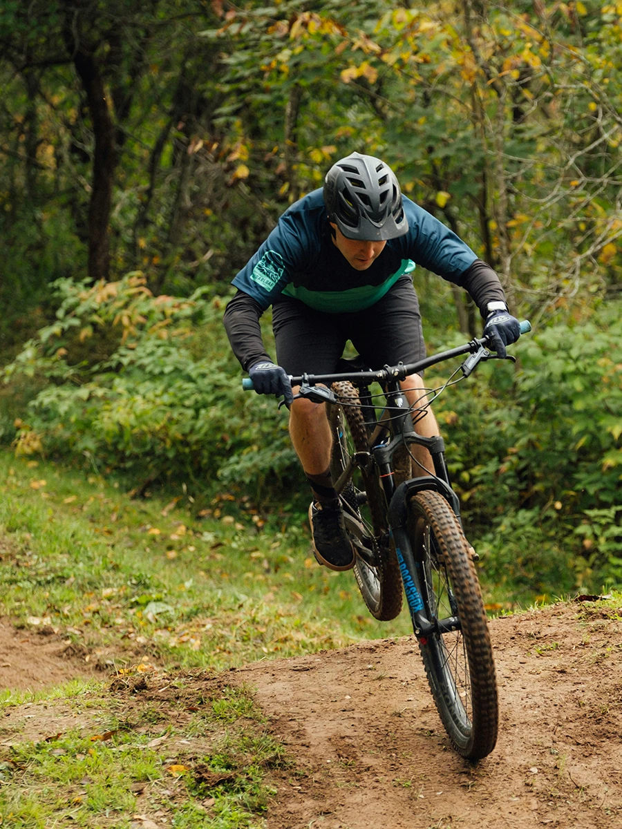 Mountain biking
