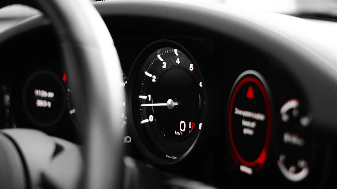 dashboard with check engine light and warning indicators illuminated