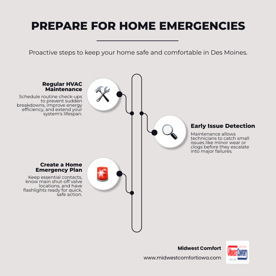 Infographic showing a happy family in a comfortable home, with text "Midwest Comfort: Your Family-Oriented HVAC Partner" and icons representing 24/7 service, tailored solutions, and loyalty programs - emergency repair near me des moines infographic infographic-line-3-steps-elegant_beige Infographic showing a happy family in a comfortable home, with text "Midwest Comfort: Your Family-Oriented HVAC Partner" and icons representing 24/7 service, tailored solutions, and loyalty programs - emergency repair near me des moines infographic infographic-line-3-steps-elegant_beige