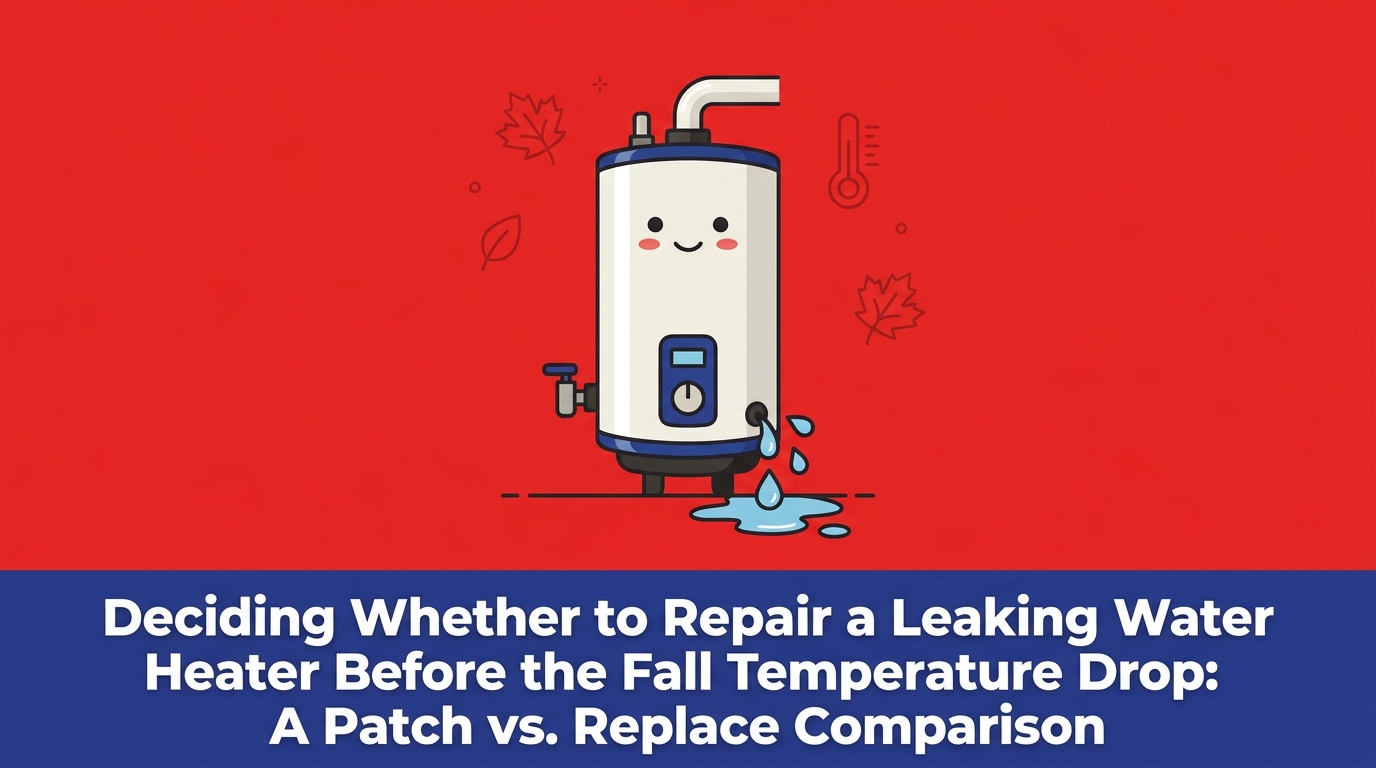 Deciding Whether to Repair a Leaking Water Heater Before the Fall Temperature Drop