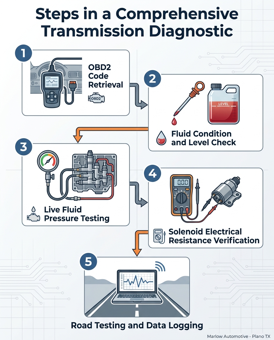 Steps in a Comprehensive Transmission Diagnostic