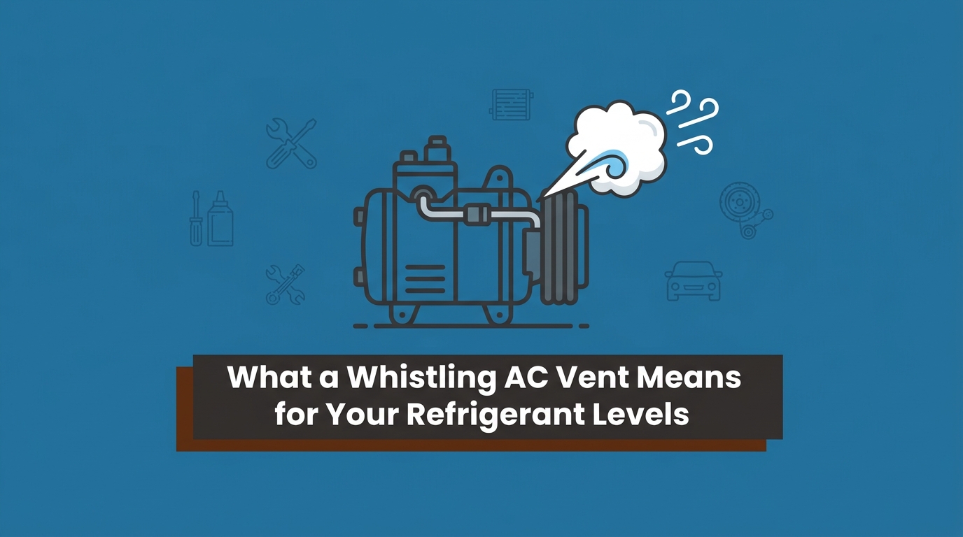 What a Whistling AC Vent Means for Your Refrigerant Levels