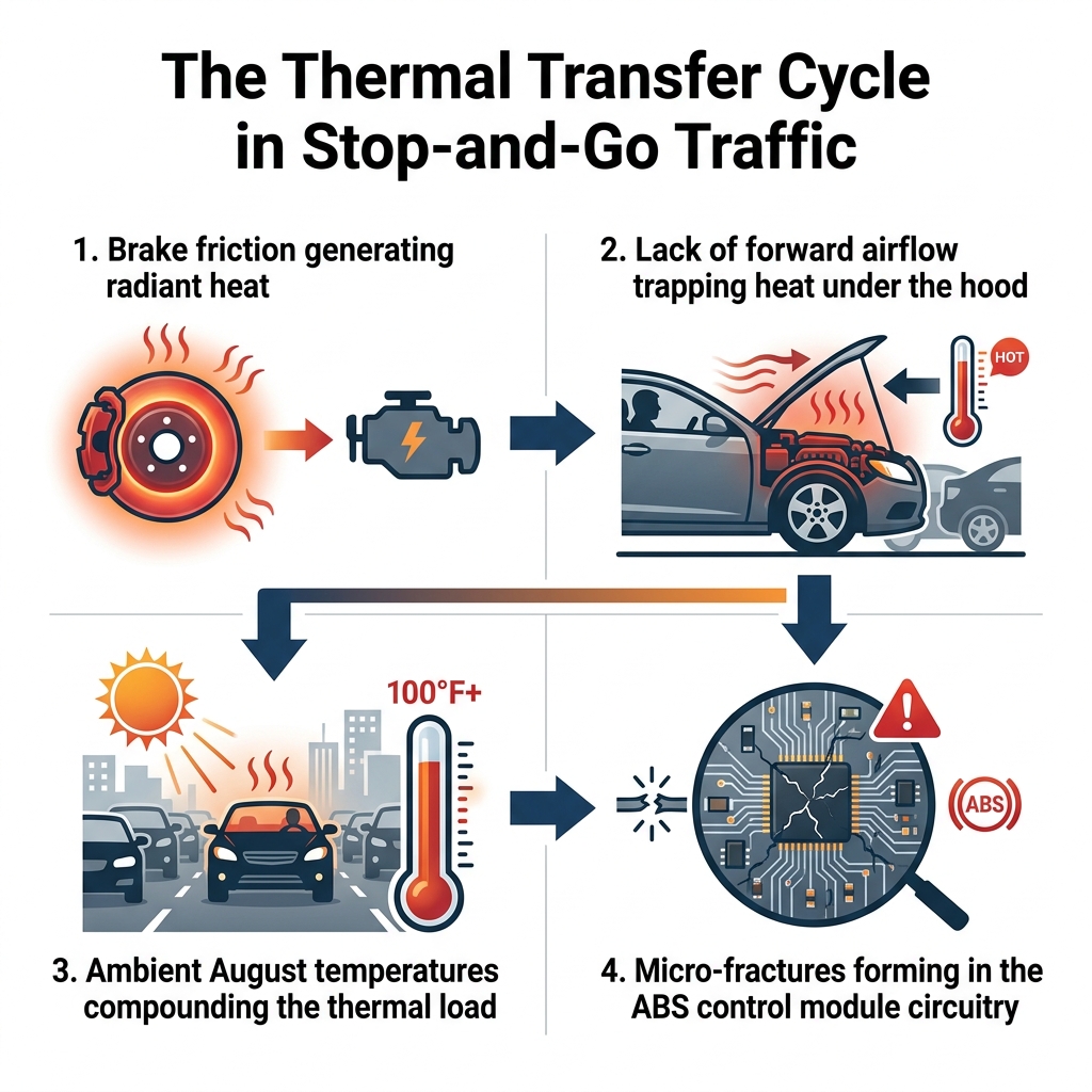 The Thermal Transfer Cycle in Stop-and-Go Traffic