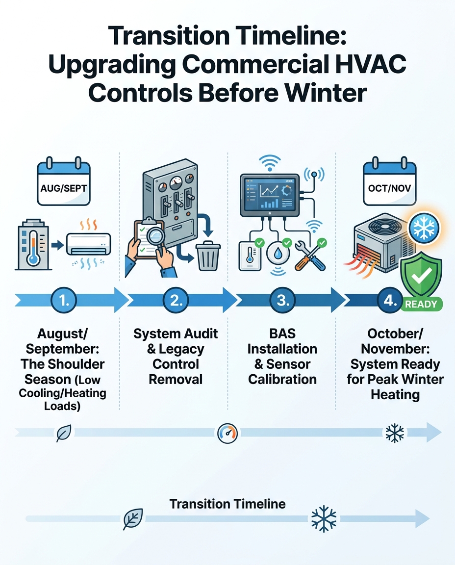 Transition Timeline: Upgrading Commercial HVAC Controls Before Winter