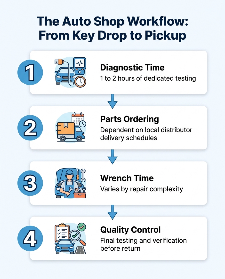 The Auto Shop Workflow: From Key Drop to Pickup
