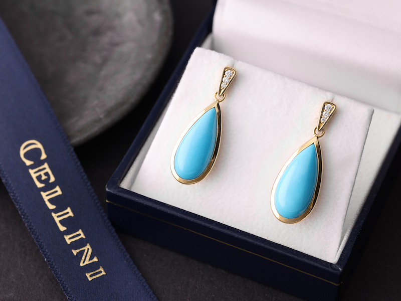 Turquoise Gemstone by Cellini