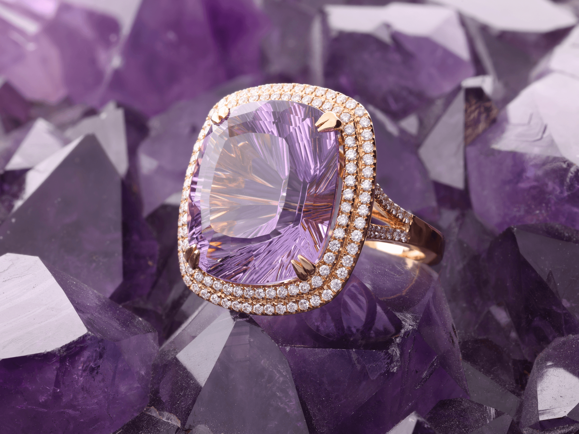 Amethyst Gemstone available at Cellini