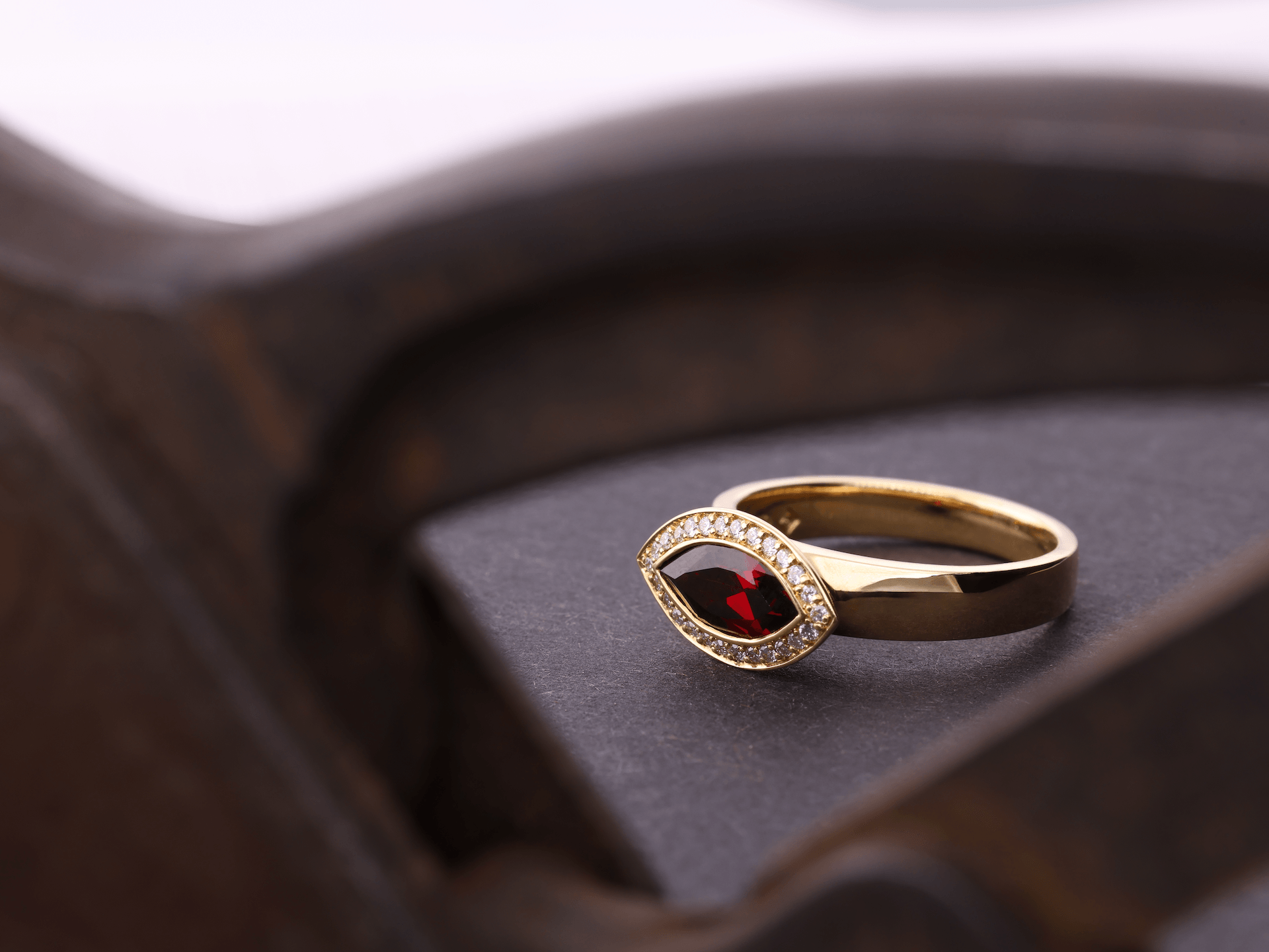 Garnet Gemstone by Cellini