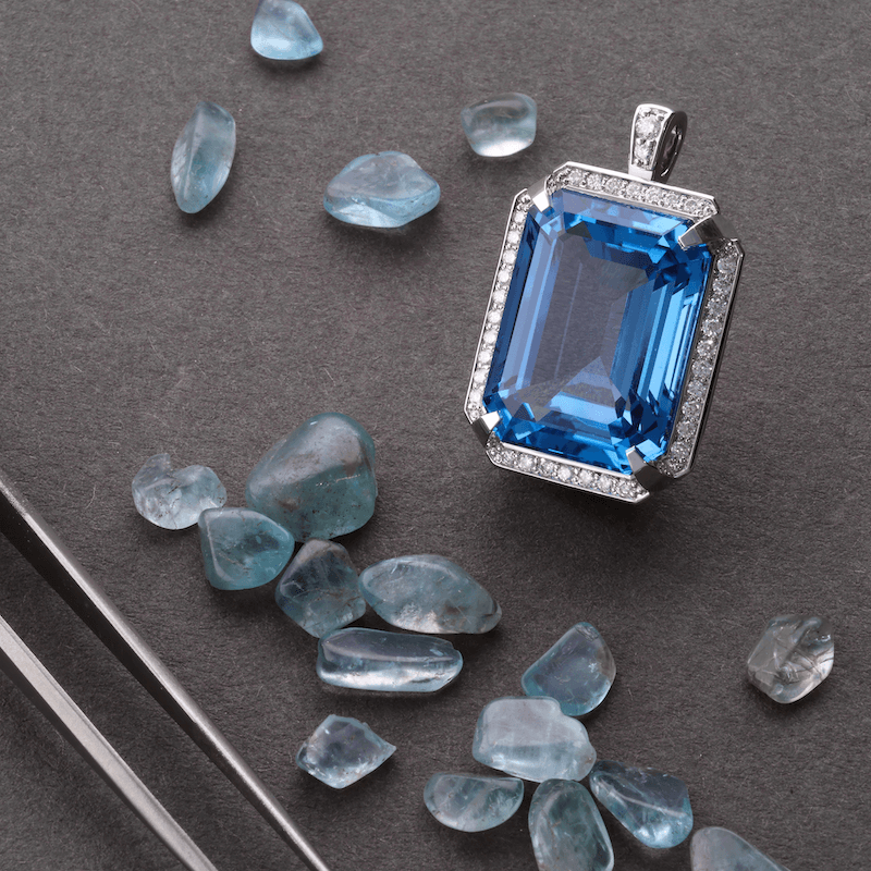 Topaz Gemstone by Cellini