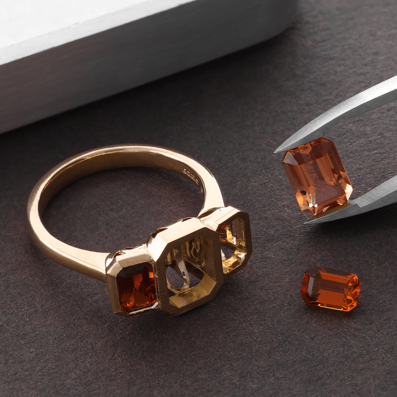 Citrine Gemstone by Cellini