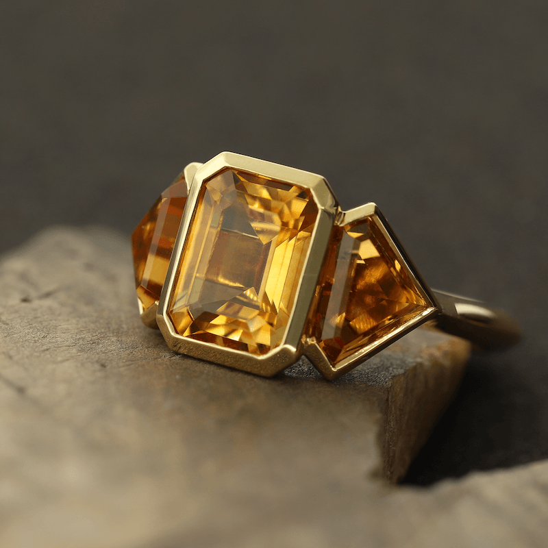 Citrine Gemstone by Cellini
