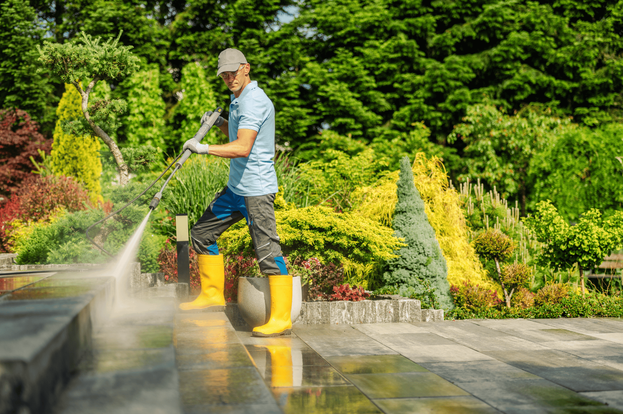 pressure washing