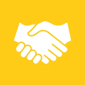 Icono que ilustra el apretón de manos