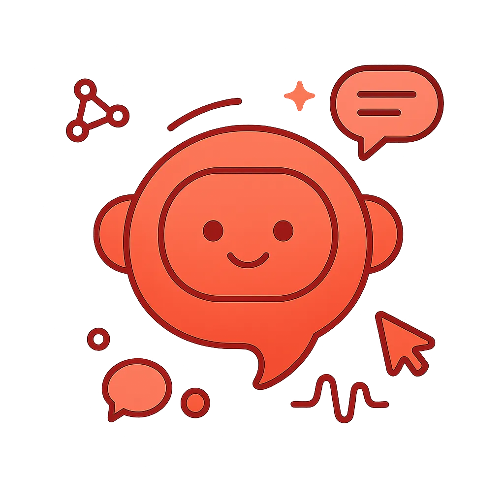 Illustration showing a Chatbot