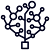 Decision tree icon