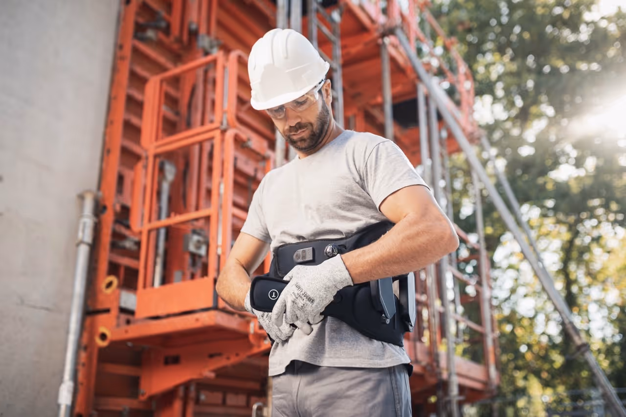 exosquelette pour les maçons