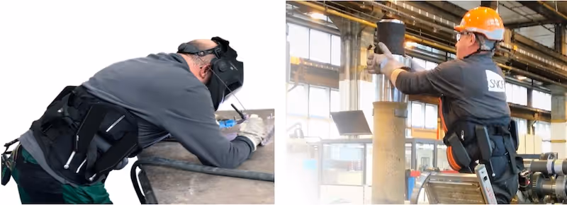 Opérateurs SNCF exosquelette Japet.W