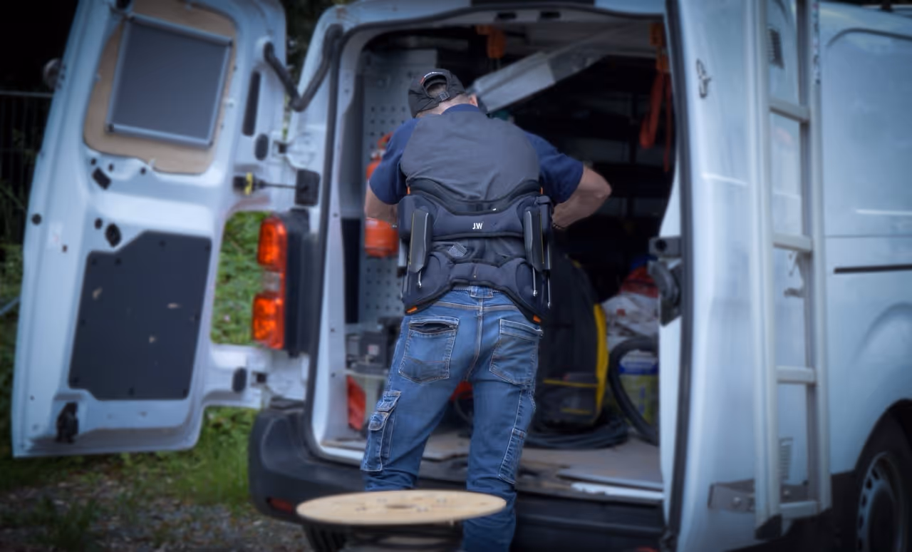 exosquelettes dos pour les chantiers du BTP