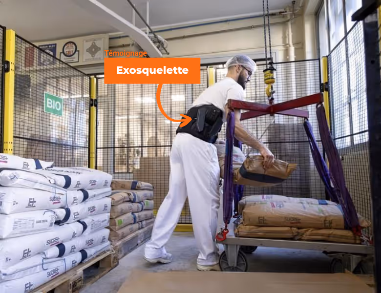 Les Anis de Flavigny prend soin de ses dragéistes grâce aux exosquelettes de Japet Medical